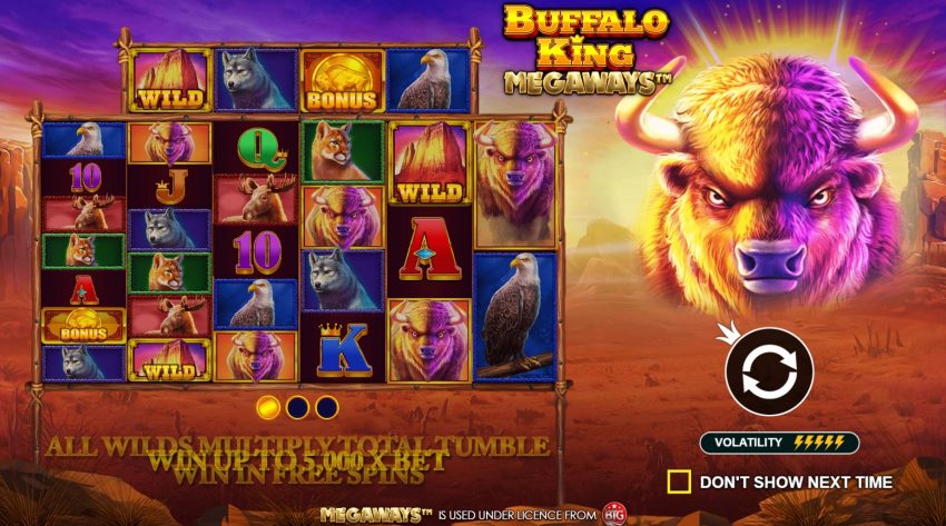 Buffalo King Megaways Intro